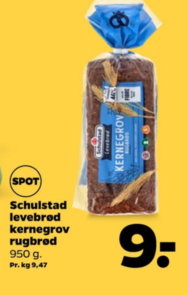 Schulstad Levebrød, Kernegrov Rugbrød