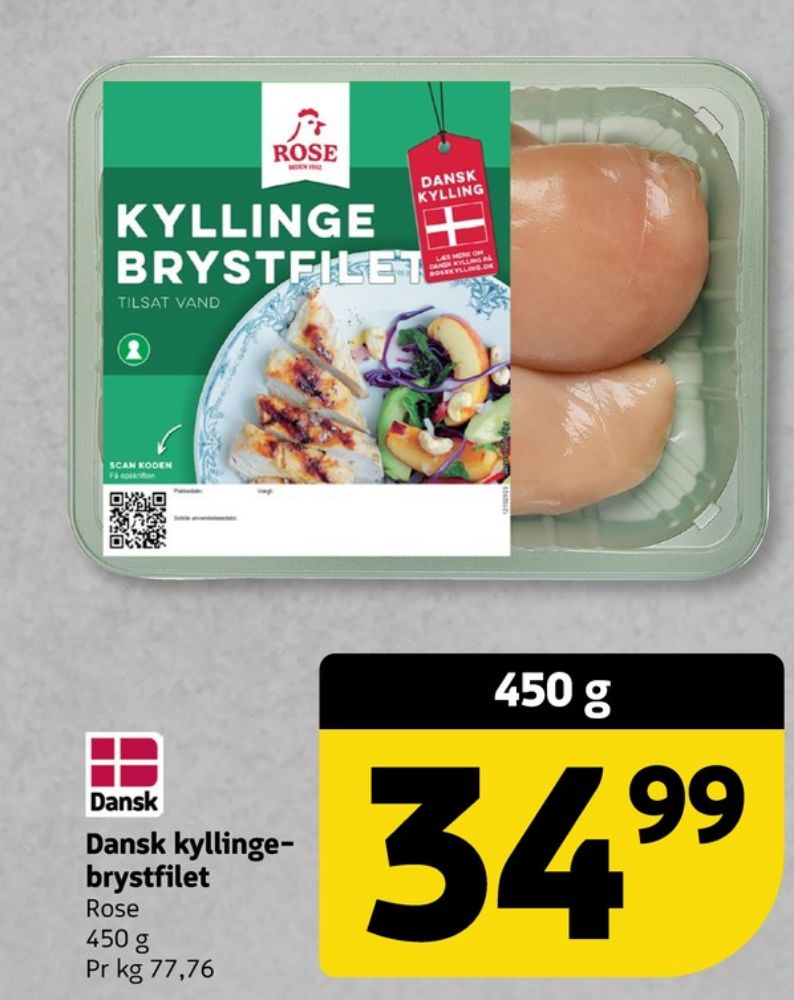 Rose, Kyllingebrystfilet
