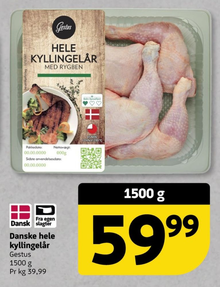 Gestus, Kyllingelår