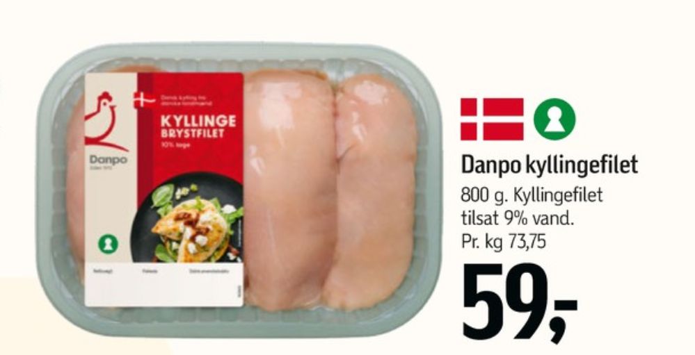 Danpo, Kyllingebrystfilet