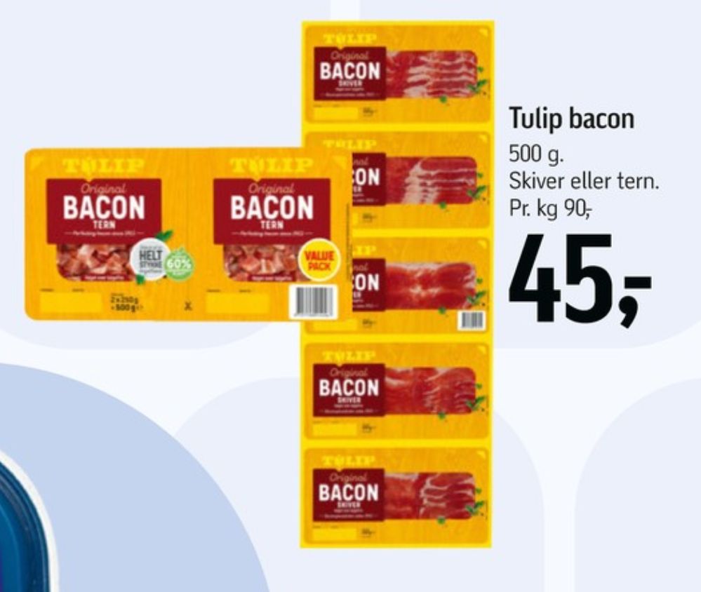 Tulip, Baconskiver