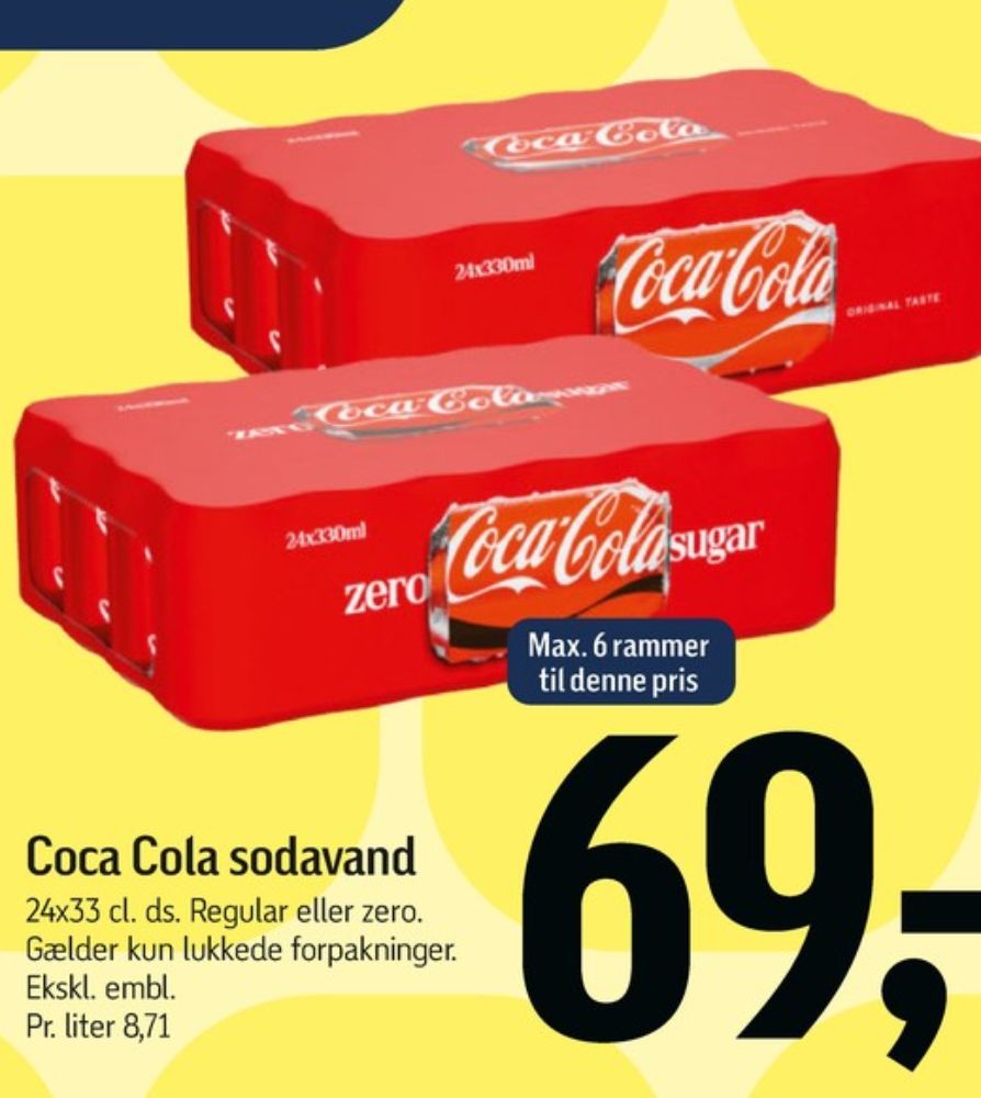 Coca Cola Zero, Cola 24 pk.
