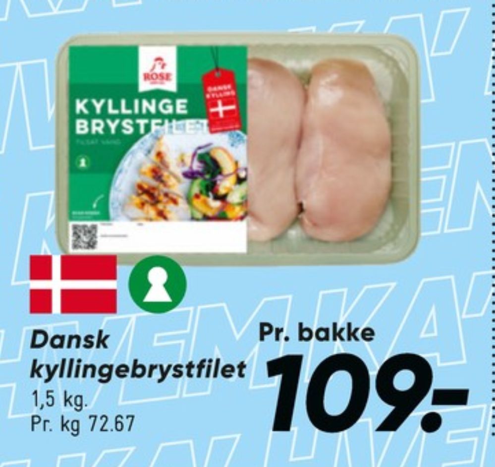 Rose, Kyllingebrystfilet