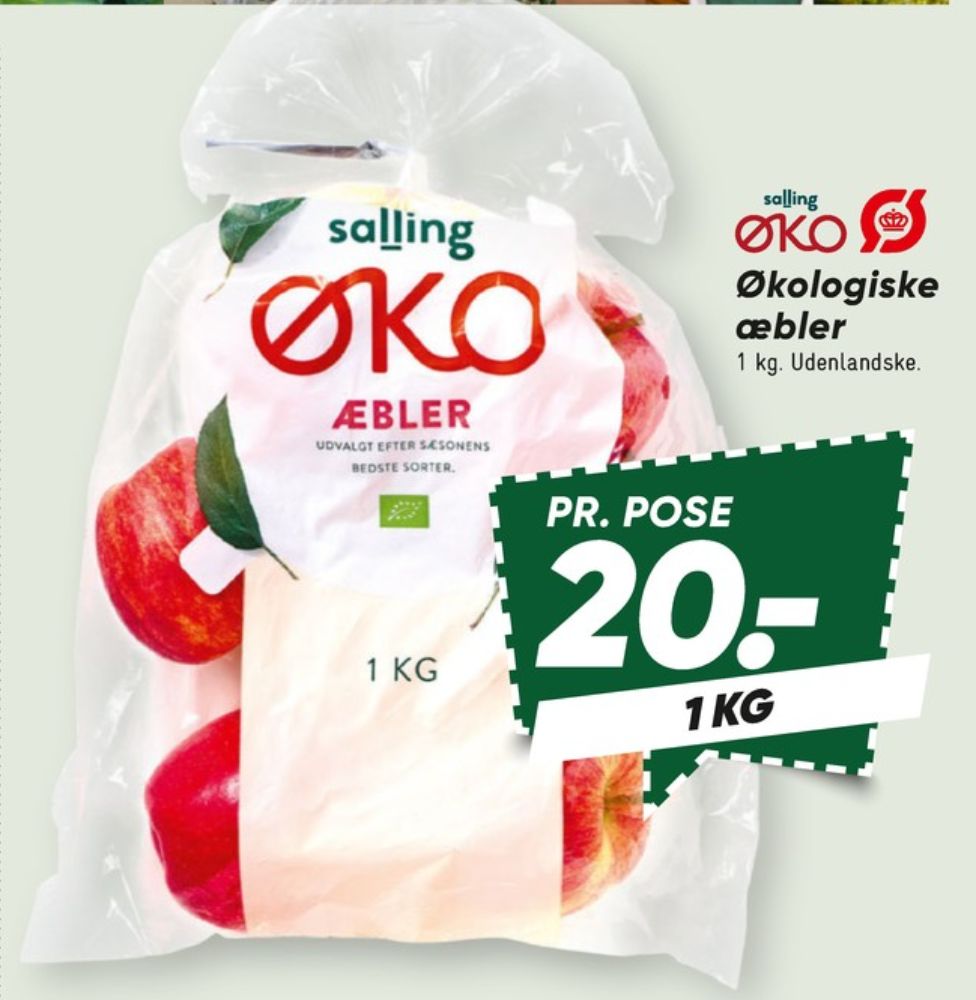 Salling ØKO, Æbler