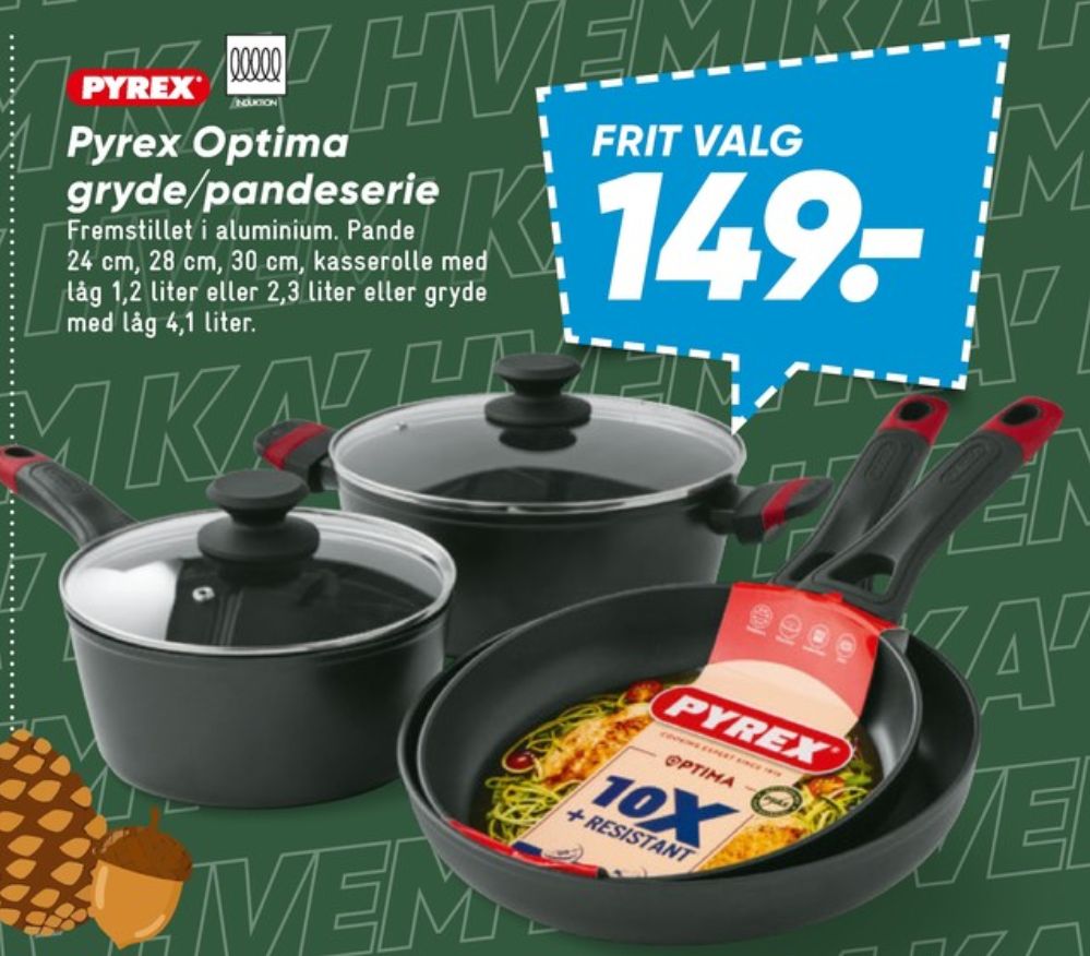 Pyrex, Stegepande