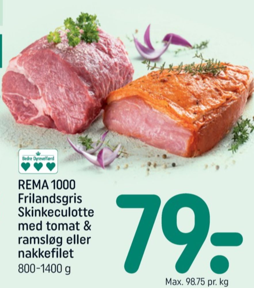 Rema 1000, Nakkefilet