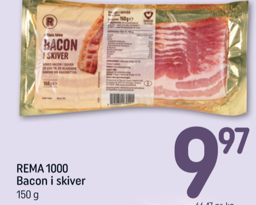 Rema 1000, Baconskiver