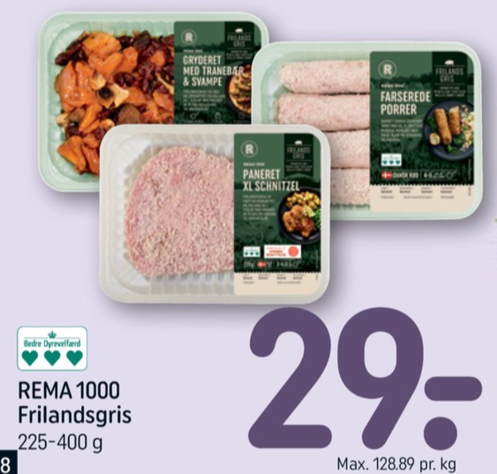 Rema 1000, Farserede Porrer