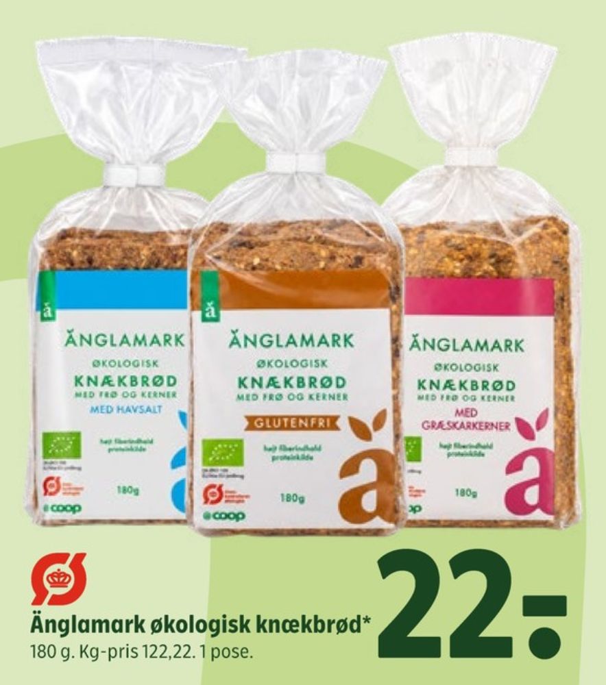 Änglamark, Knækbrød med Frø & Kerner