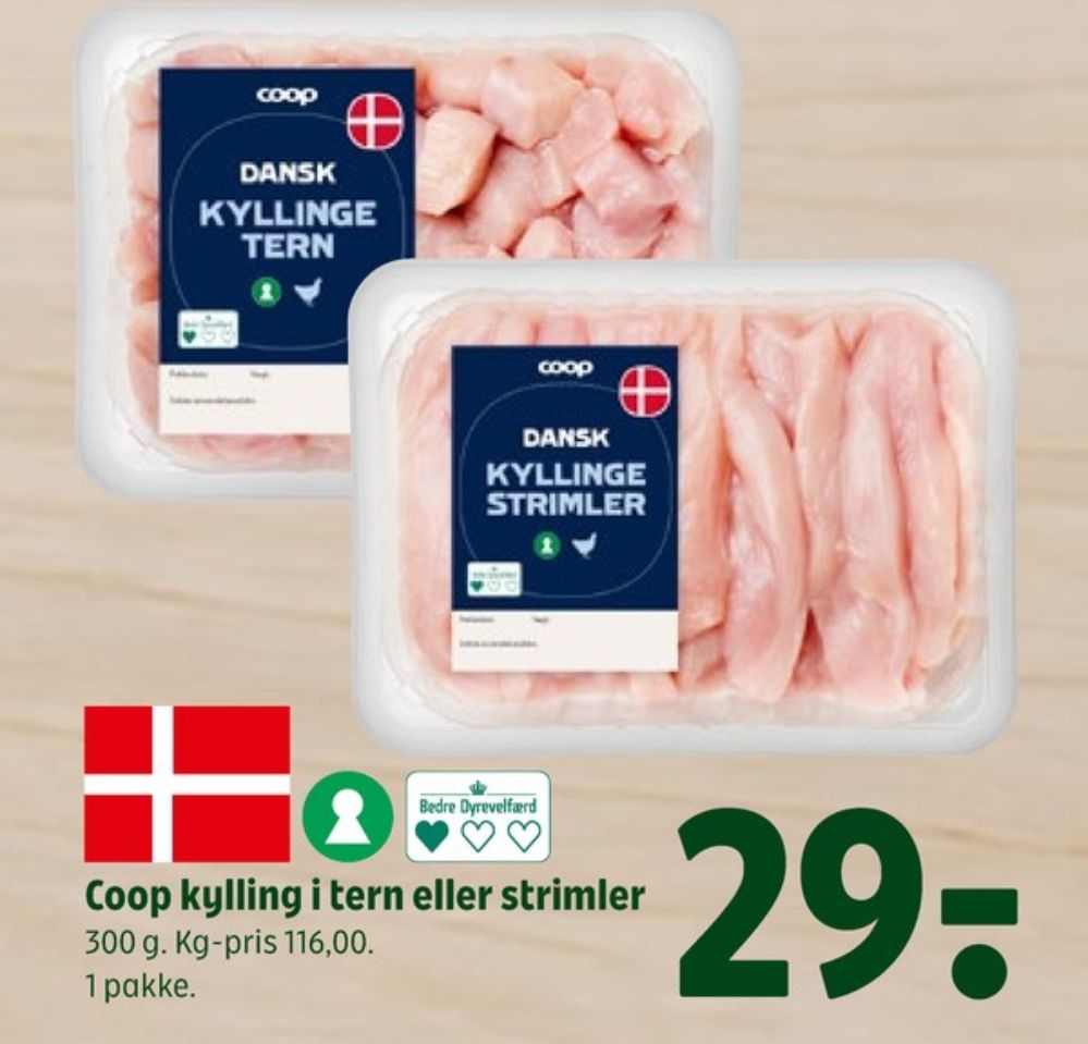 Coop, Kyllingestrimler