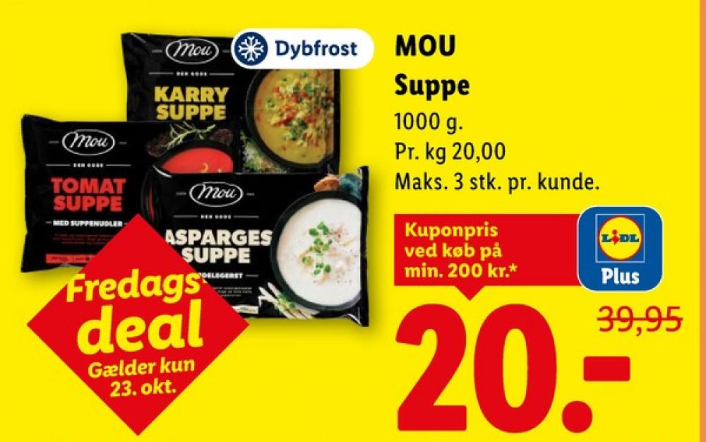 Mou, Aspargessuppe