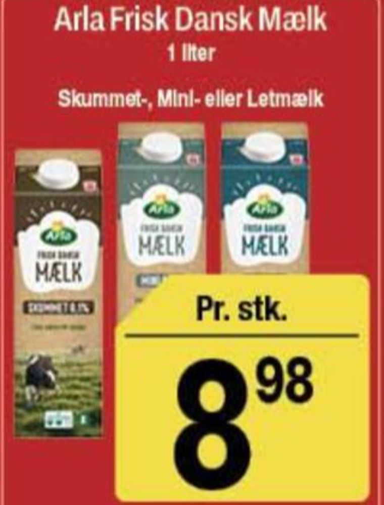 Arla, Skummetmælk 0,1%