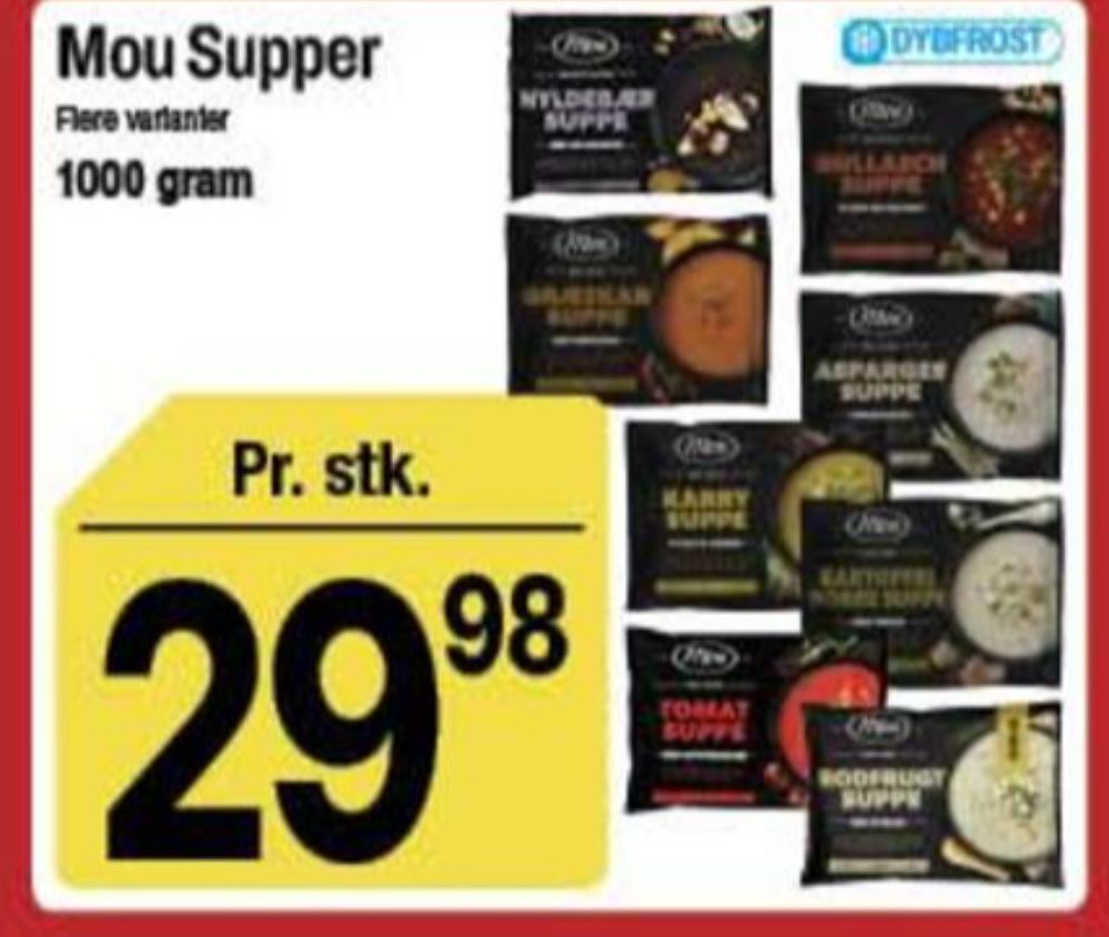 Mou, Aspargessuppe