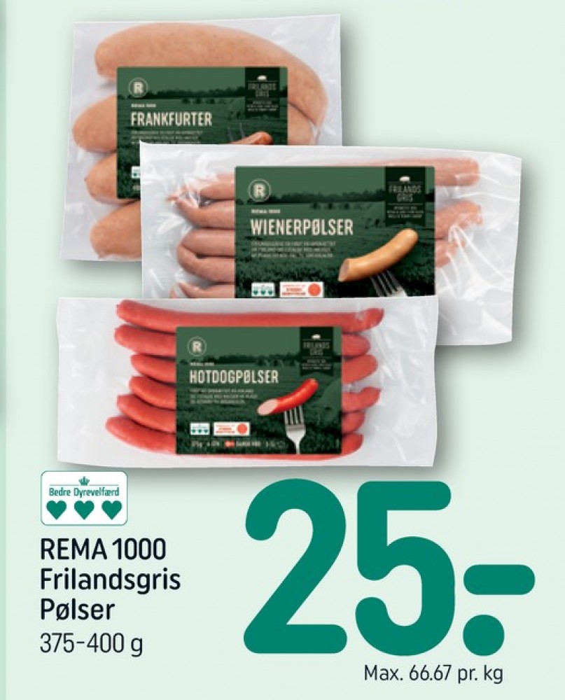 Rema 1000, Frankfurter