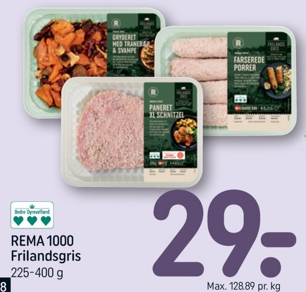 Rema 1000, Farserede Porrer