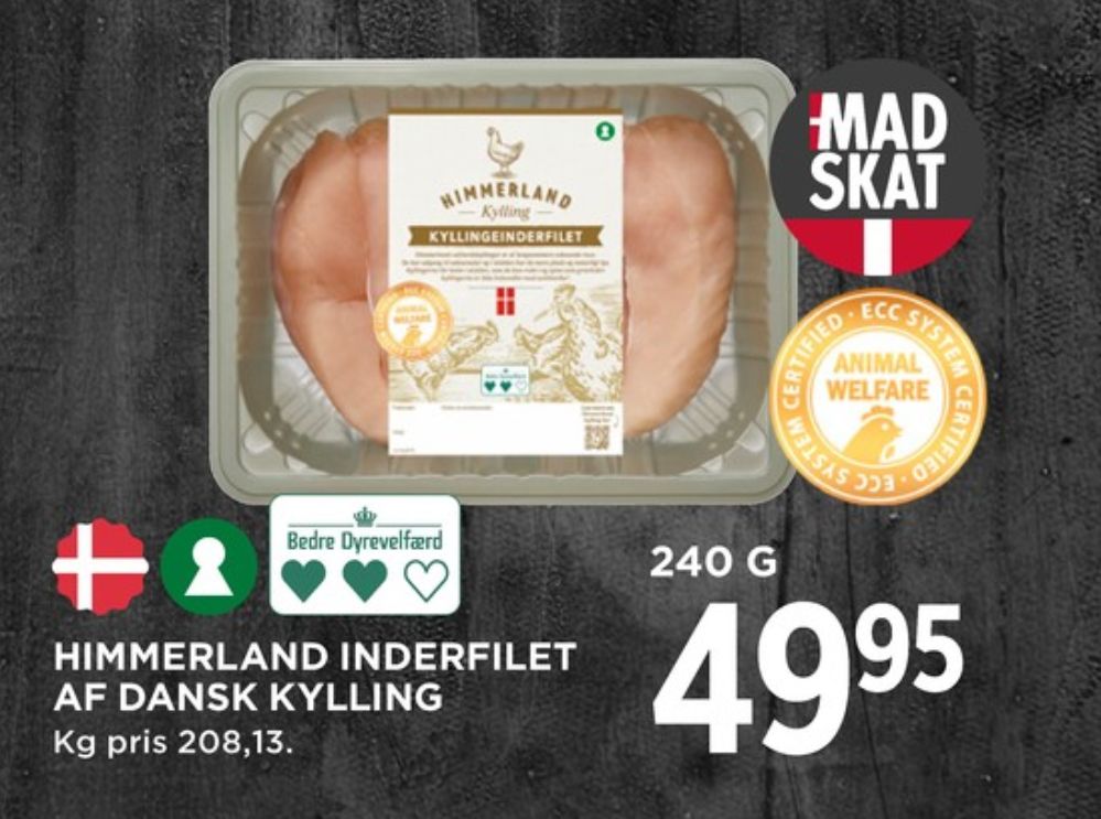 Himmerland Kylling, Kyllingeinderfileter