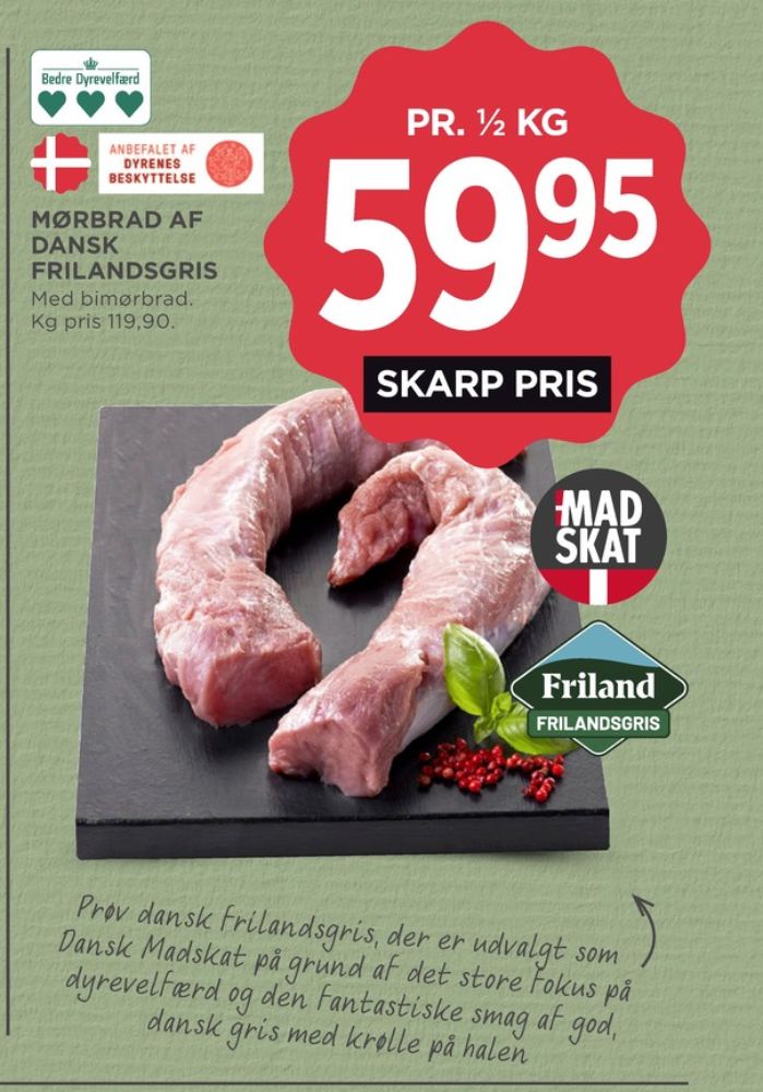 FRILAND Frilandsgris, Grisemørbrad