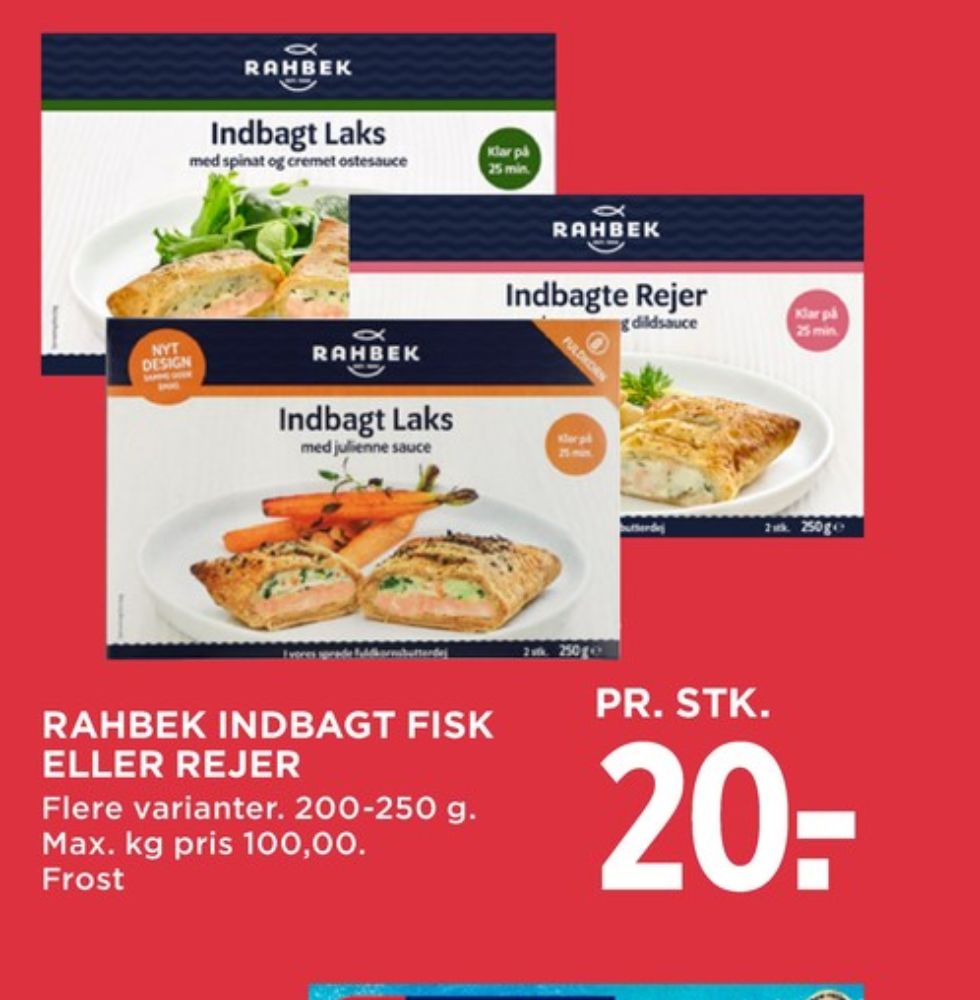 Rahbek, Indbagte Rejer med Asparges og Dildsauce