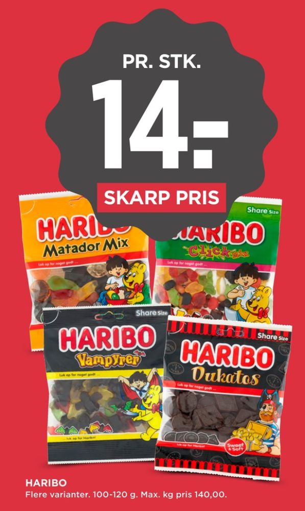 Haribo Vampyrer, Slikposer