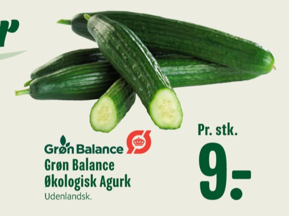 Grøn Balance, Agurk