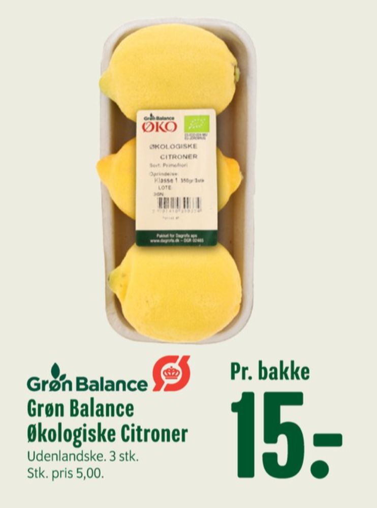 Grøn Balance, Citroner