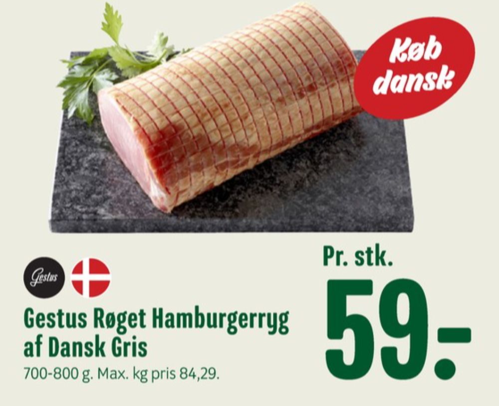 Gestus, Hamburgerryg