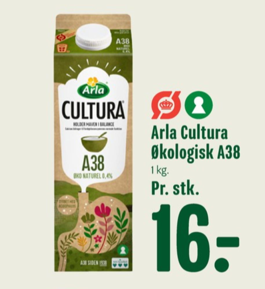 Cultura, A-38 Øko Naturel 0,4%