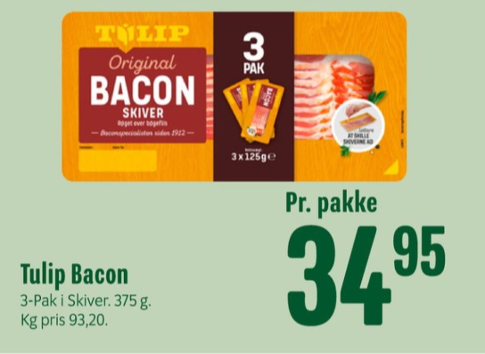 Tulip, Baconskiver