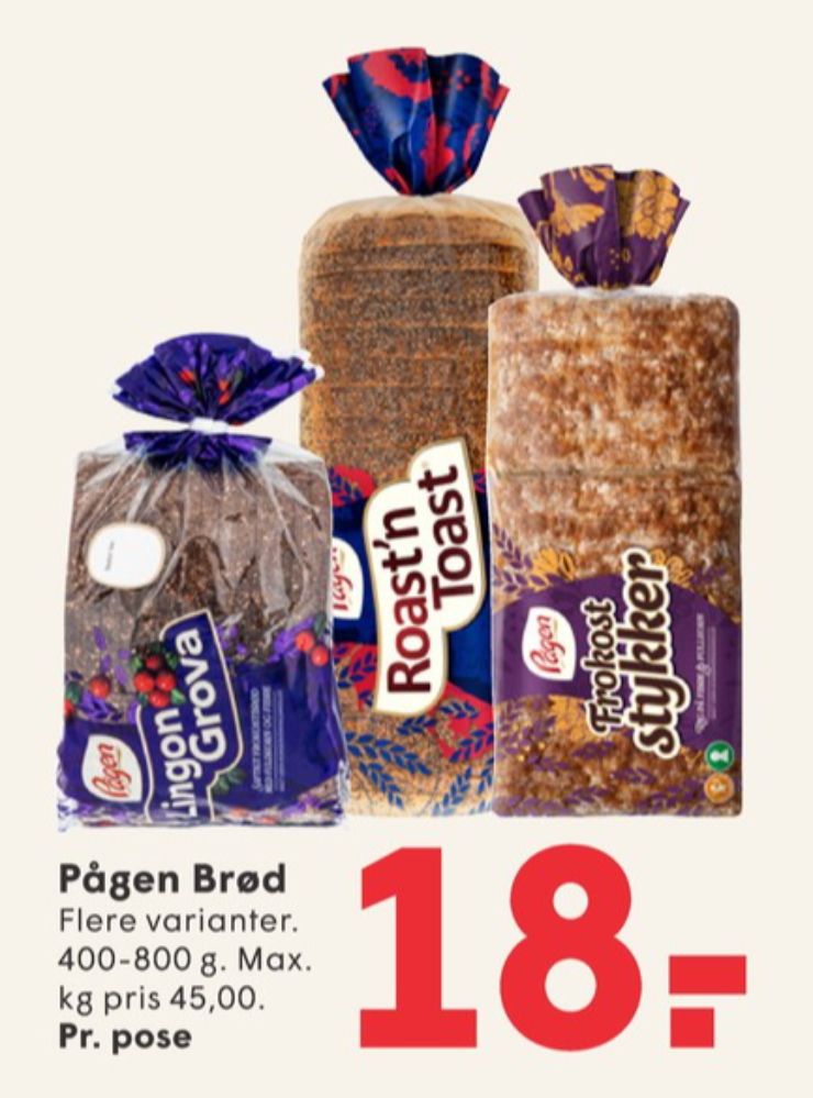 Pågen Frokoststykker, Boller