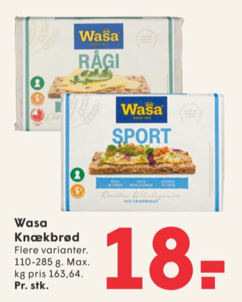 Wasa, Rågi knækbrød
