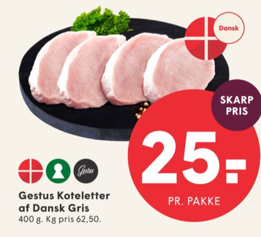 Gestus, Nakkekoteletter
