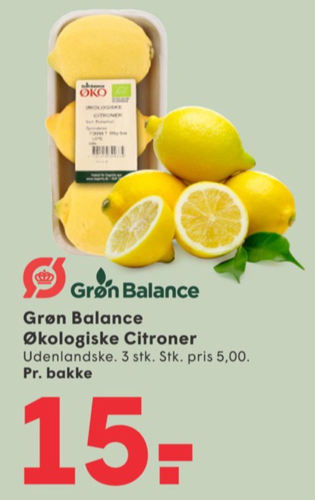 Grøn Balance, Citroner