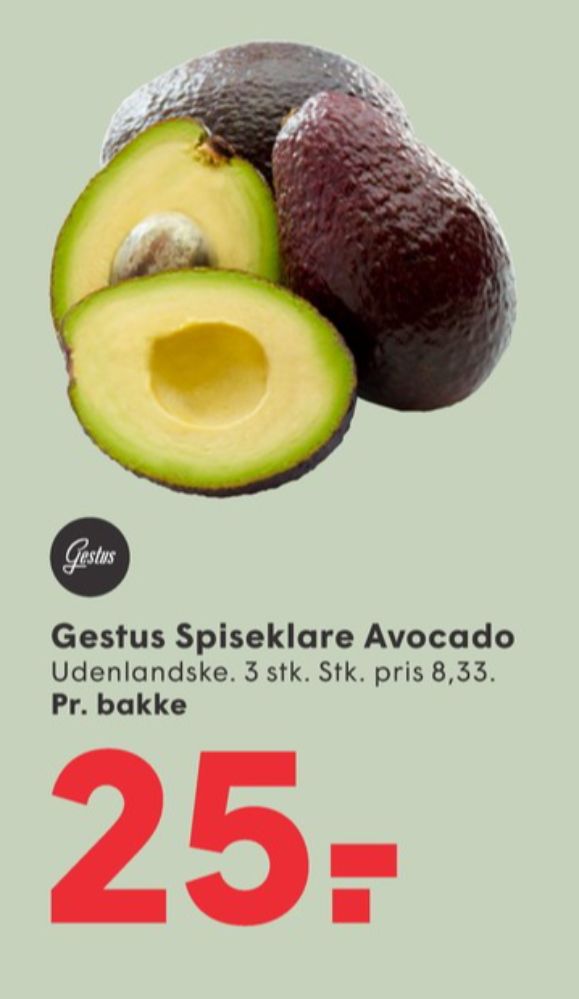 Gestus, Avocado