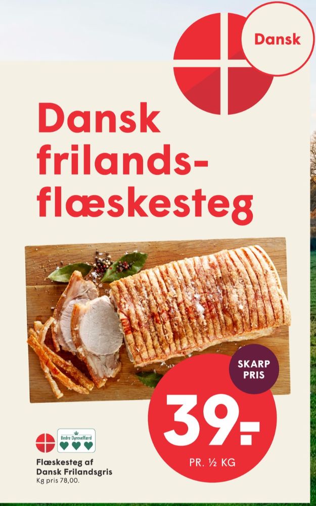FRILAND Økologi, Flæskesteg