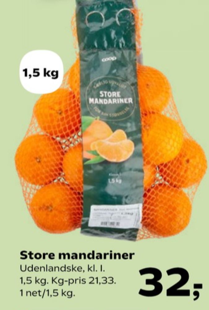 Coop, Mandariner