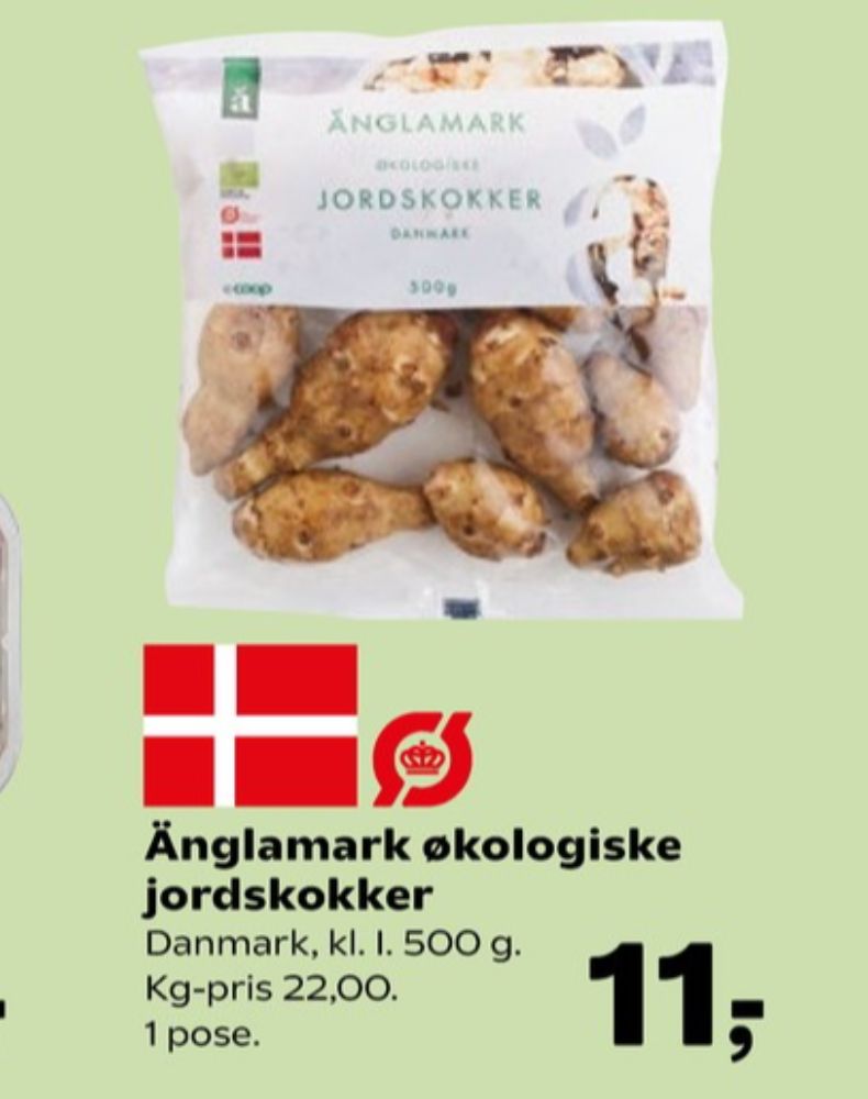 Änglamark, Jordskokker