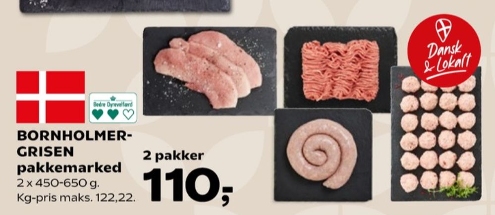 Bornholmergrisen, Medister