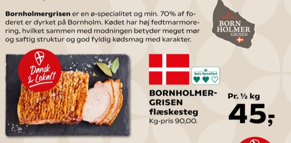 Bornholmergrisen, Flæskesteg