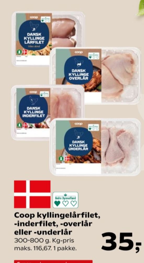 Coop, Kyllingeoverlår
