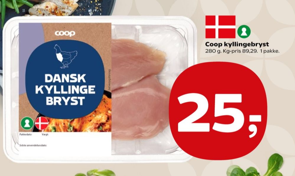 Coop, Kyllingebrystfilet