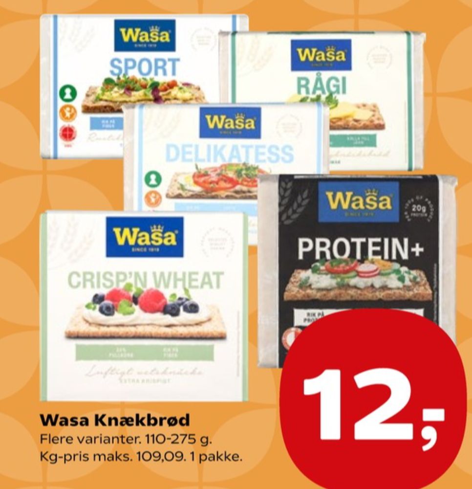 Wasa, Delikatesse Sesam knækbrød