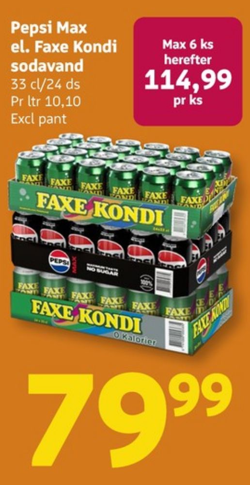 Pepsi Max, Cola 24 pk.