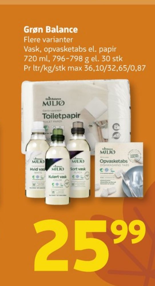 Grøn Balance, Toiletpapir