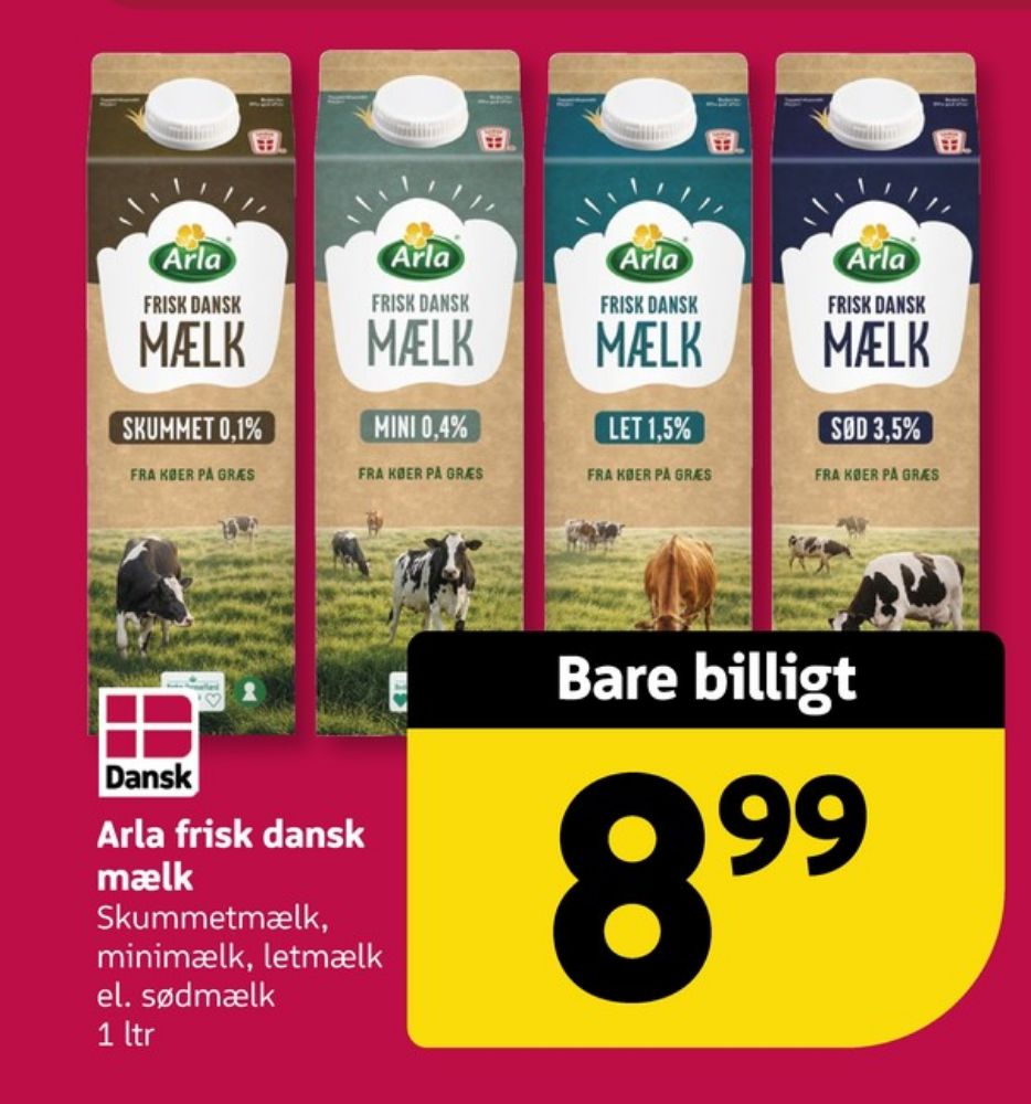 Arla, Letmælk