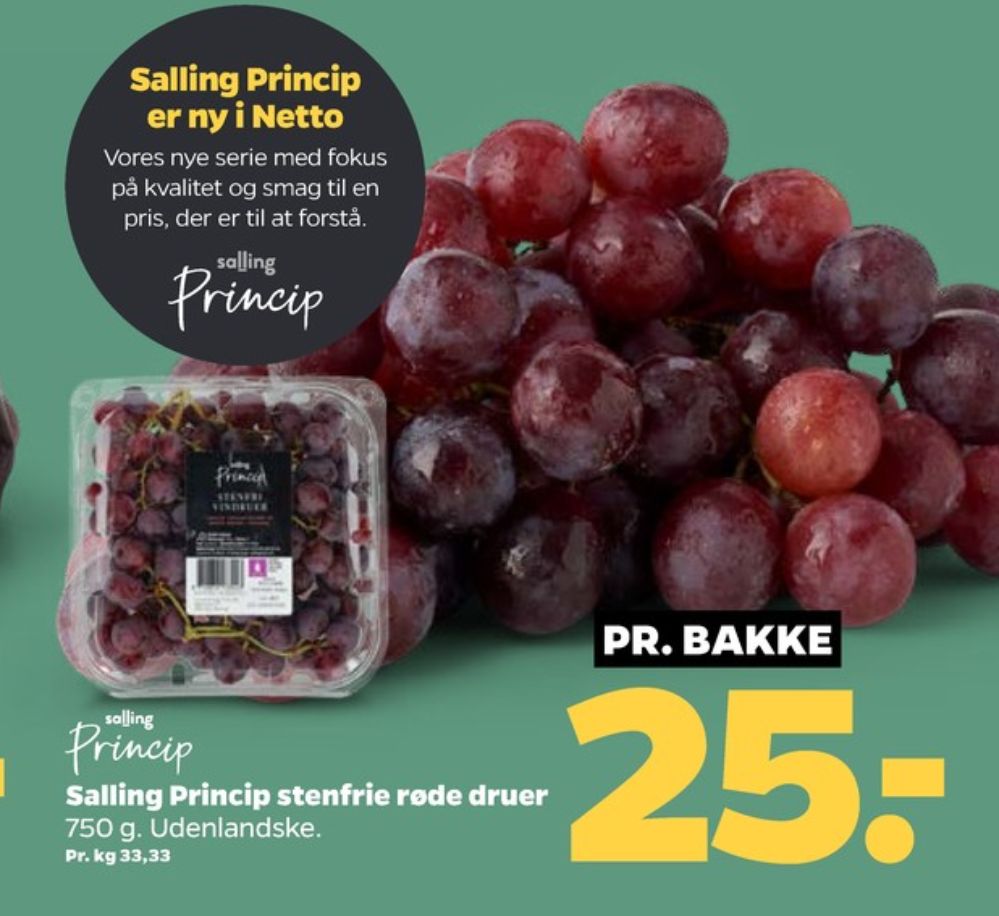 Salling Princip, Vindruer