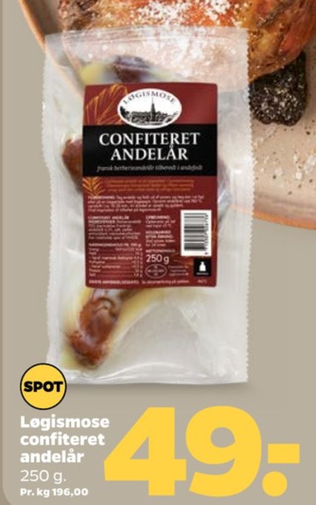 Løgismose, Confiteret andelår
