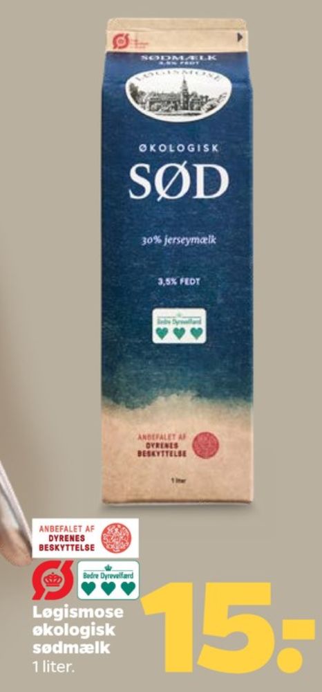 Løgismose, Sødmælk