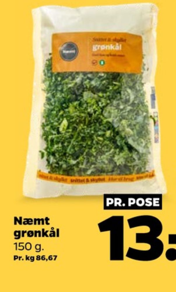 Næmt, Grønkål