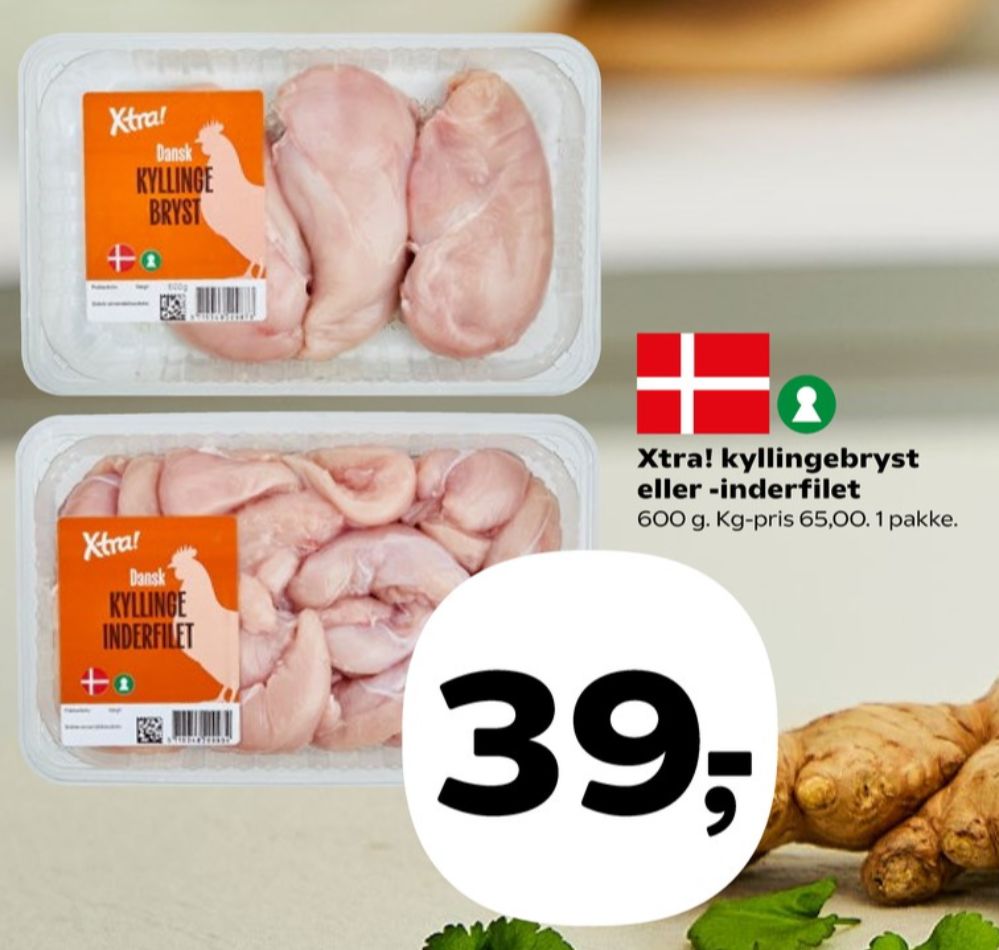 Xtra, Kyllingeinderfileter