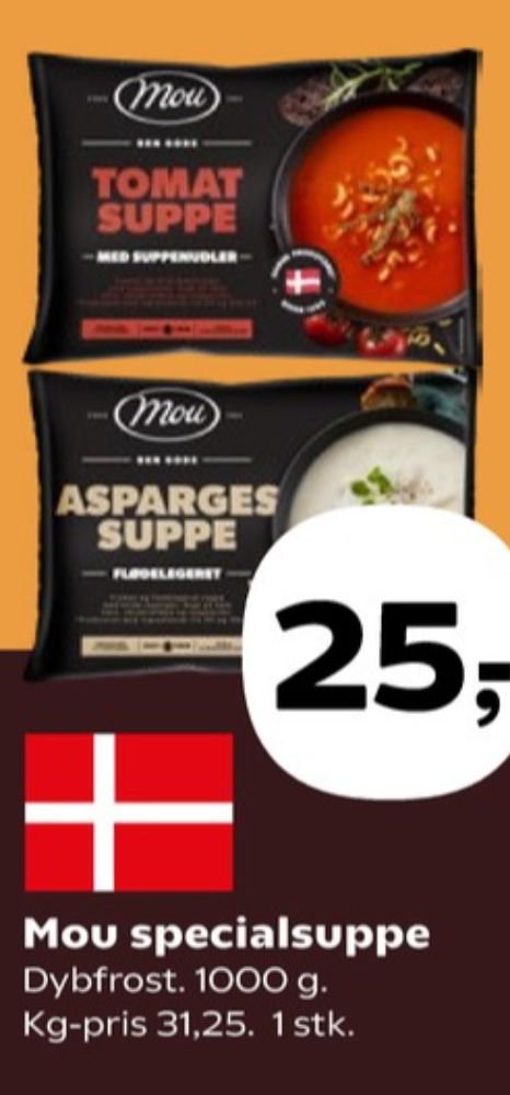 Mou, Aspargessuppe